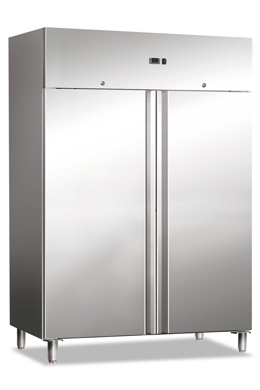 GN 1410 TN -- 000 (2764) Armadio acciaio ventilato TN
2 Ante
Temperatura Tenativa
Temperatura +2 °C / +8 °C
Dimensioni esterne (LxPxH) 1480 x 830 x 2010 mm
Superficie Esterna e interna Acciaio AISI 201
500 W
Spessore isolamento 60mm
Refrigerante R290
Raffreddamento Evaporatore ventilato a soffitto
Volume netto/ Volume lordo 1035 / 1300 - immagine 1
